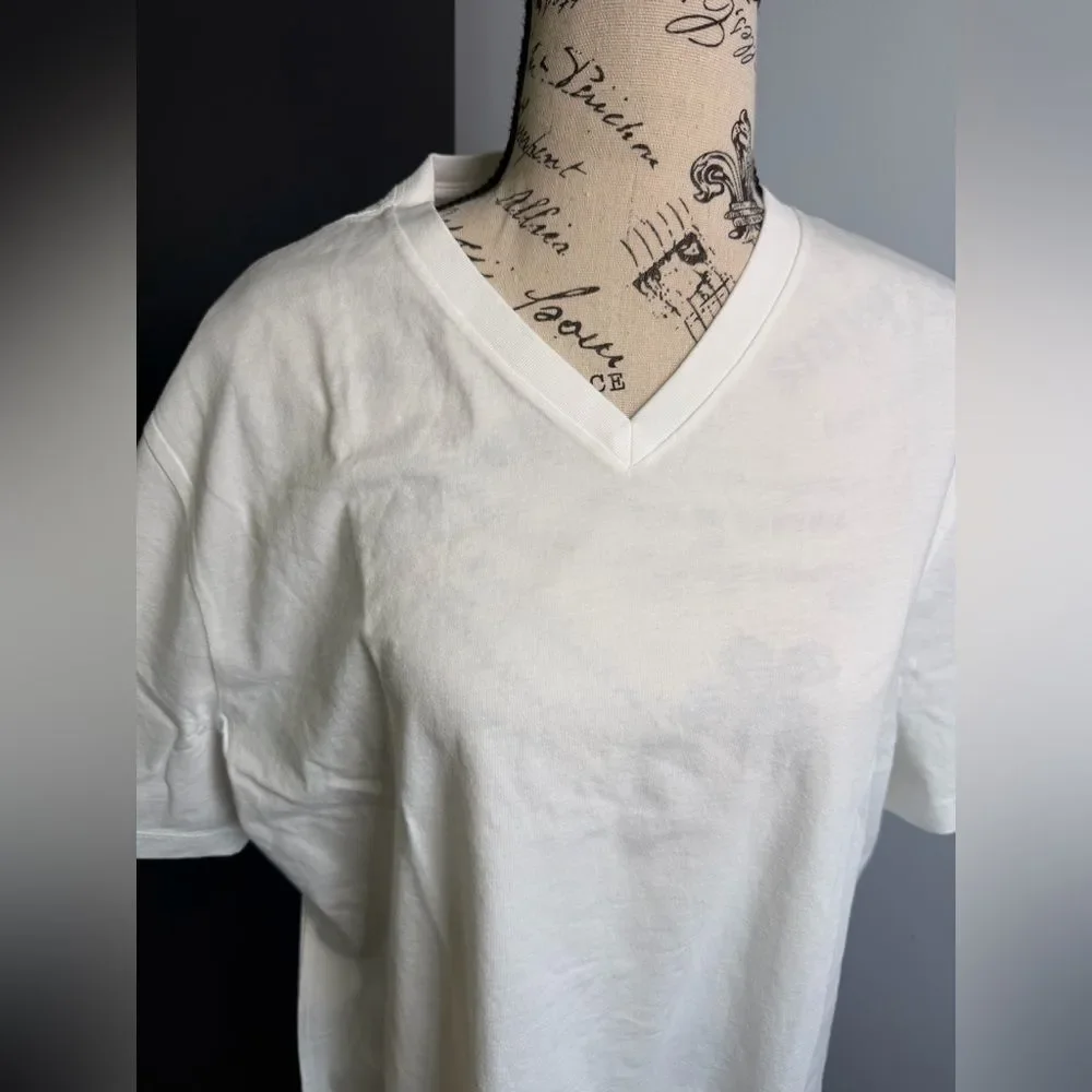 J.Crew Broken-In Classic V-Neck shirt NWT Size L